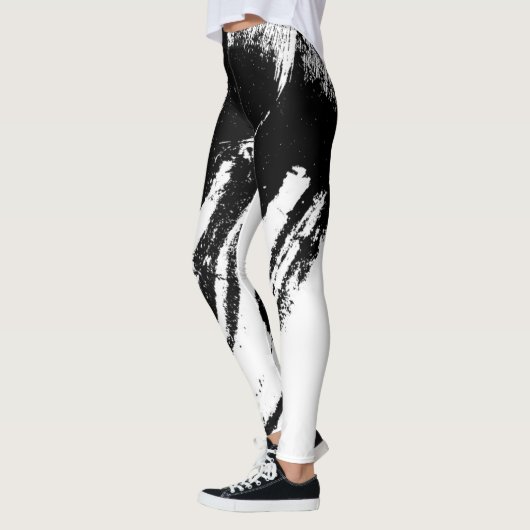 Leggings Altijd abstrkt Blk/Wht III (Links)