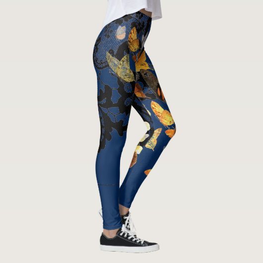 LEGGINGS ANTIEK LACE PATROON MET BUTTERFLIES (Rechts)