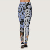 LEGGINGS ANTIEK LACE PATROON MET BUTTERFLIES (Achterkant)