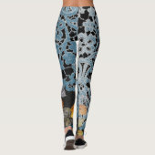 LEGGINGS ANTIEK LACE PATROON MET BUTTERFLIES (Achterkant)