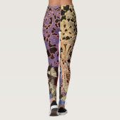 LEGGINGS ANTIEK LACE PATROON MET BUTTERFLIES (Achterkant)