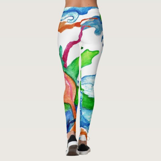 Leggings Aqua Reef (Achterkant)