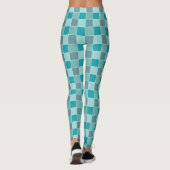 Leggings Aqua Tile Pattern (Achterkant)