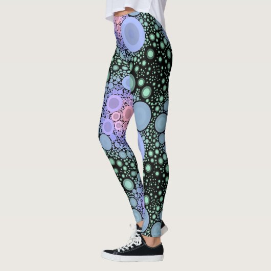 LEGGINGS - Bellenprobleem - Abstract ontwerp (Links)