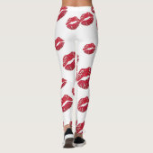 leggings blanco con besos (Achterkant)