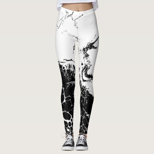 Leggings blanco y negro (Voorkant)