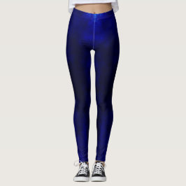 Leggings - Blau marmoriert