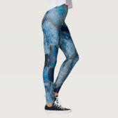 Leggings blauw Agate Geode Stone (Rechts)