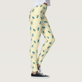 Leggings blauw Cherry Pattern (Rechts)