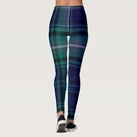 Leggings - Blauw en groen (Achterkant)