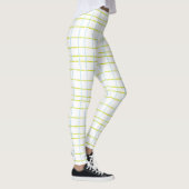 Leggings Blauw/Groen geruite Ontwerp (Rechts)