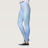 Leggings blauw Mermaid Scale Pattern (Links)