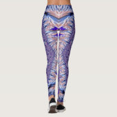 Leggings ~ blauw paars ~ Origineel (Achterkant)