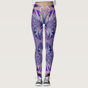 Leggings ~ blauw paars ~ Origineel
