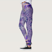Leggings ~ blauw paars ~ Origineel (Links)