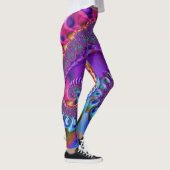 Leggings ~ Blauw paars roze ~ Origineel (Rechts)