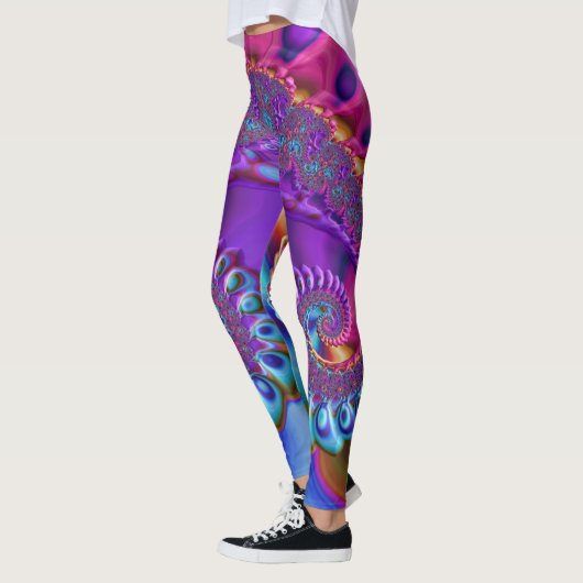 Leggings ~ Blauw paars roze ~ Origineel (Links)