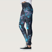 leggings blauwe bloemen (Links)