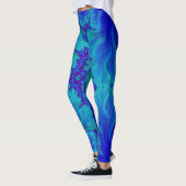 Leggings ~ blauwe golven ~ Origineel (Links)