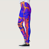 Leggings, blauwe leggings, oceaanleggings, leggings (Links)