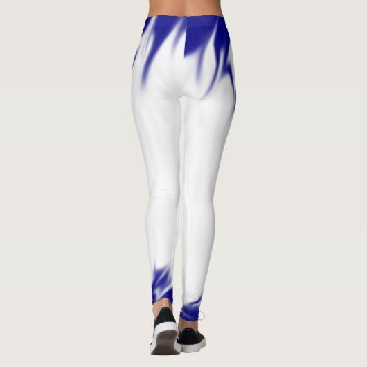 Leggings blauwe verf (Achterkant)