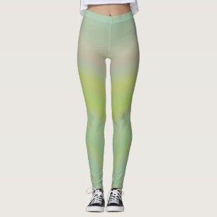 Leggings ~ bleke citroen en groen