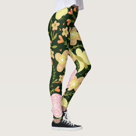 Leggings bloemen (Rechts)