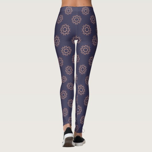 leggings bloemen (Achterkant)