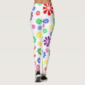 Leggings/Bloemen en Spiralen Leggings (Achterkant)