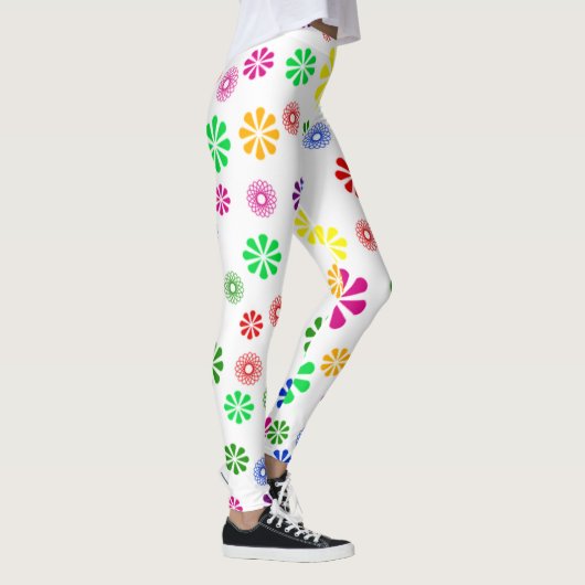Leggings/Bloemen en Spiralen Leggings (Rechts)