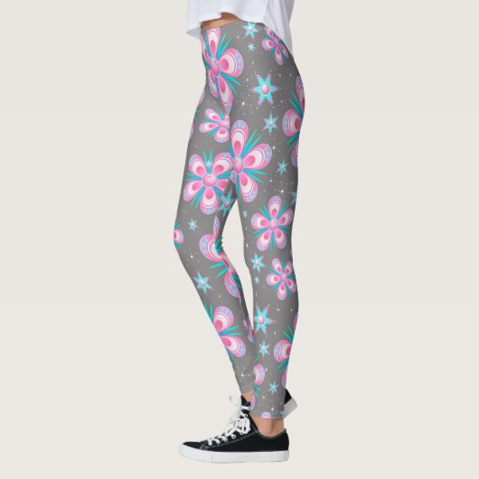 leggings bloemen en sterren (Links)