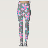 leggings bloemen en sterren (Voorkant)