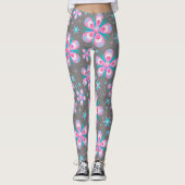 Leggings/Bloemen en Sterren Leggings (Voorkant)