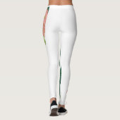 Leggings bloemen vrouw atleten (Achterkant)