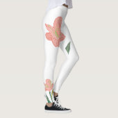 Leggings bloemen vrouw atleten (Rechts)