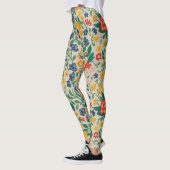 Leggings bloementhema (Links)