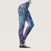 Leggings Blues/Purples Inktontwerp (Rechts)
