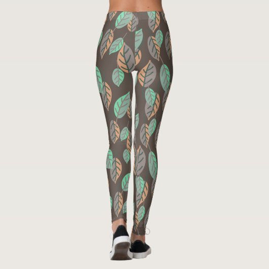 leggings bosbladeren (Achterkant)