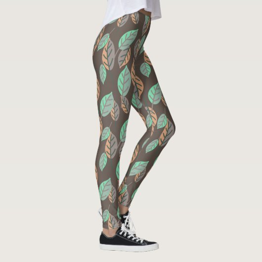 leggings bosbladeren (Rechts)
