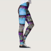 Leggings Bricks Blue Paars Grey (Rechts)
