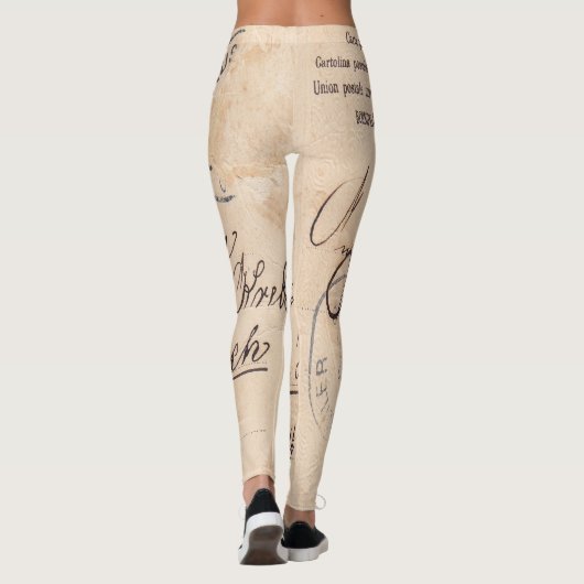 Leggings briefkaart (Achterkant)