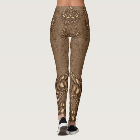 Leggings ~Brown Tan 3D ~ Original (Achterkant)