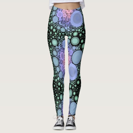 LEGGINGS - Bubbel Trouble - Abstract Design (Voorkant)