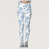 Leggings - Bubbles in Blauw (Voorkant)