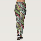 Leggings by BINGALUM Designs "AUTUMN SOLDIERS" (Achterkant)