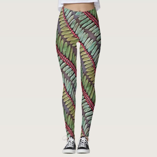 Leggings by BINGALUM Designs "AUTUMN SOLDIERS" (Voorkant)