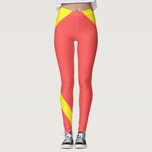 LEGGINGS CALYX BRAND SUNNY ROOS (Voorkant)