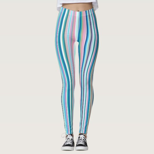 Leggings - Candy Strepen (Voorkant)