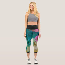 Leggings Capri Legging Art by Lyla FERRARIS