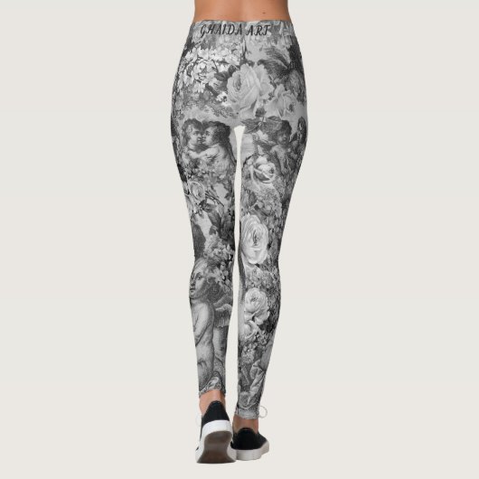 Leggings cherubins angina gris (Achterkant)